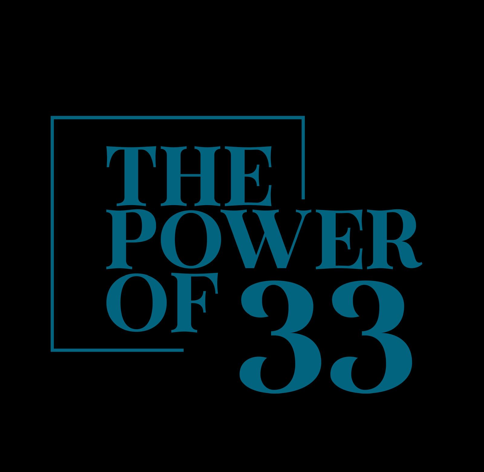 Power of 33 Logo